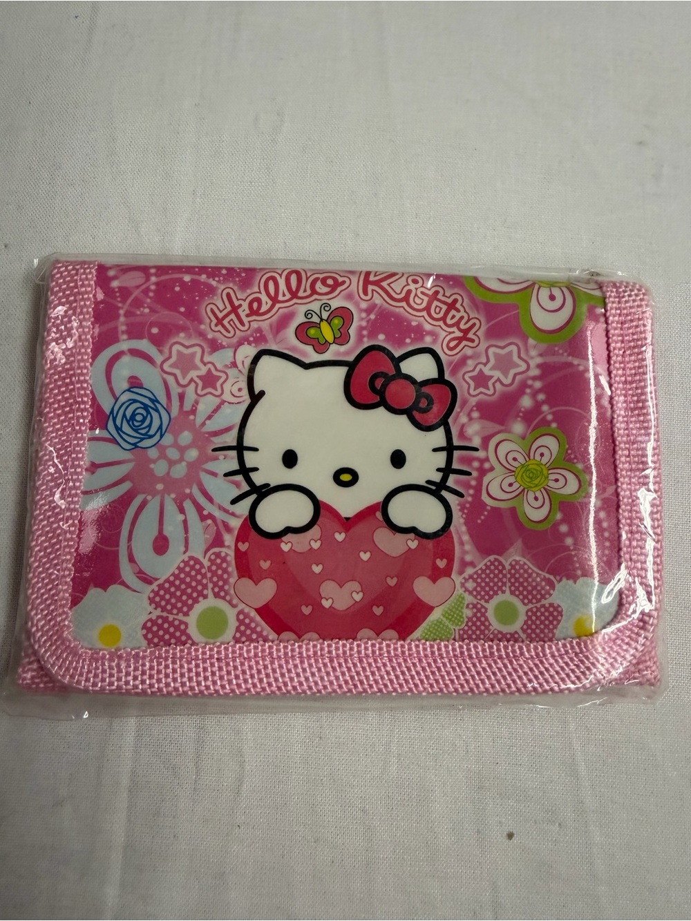 Hello Kitty Pink Floral Kids Wallet